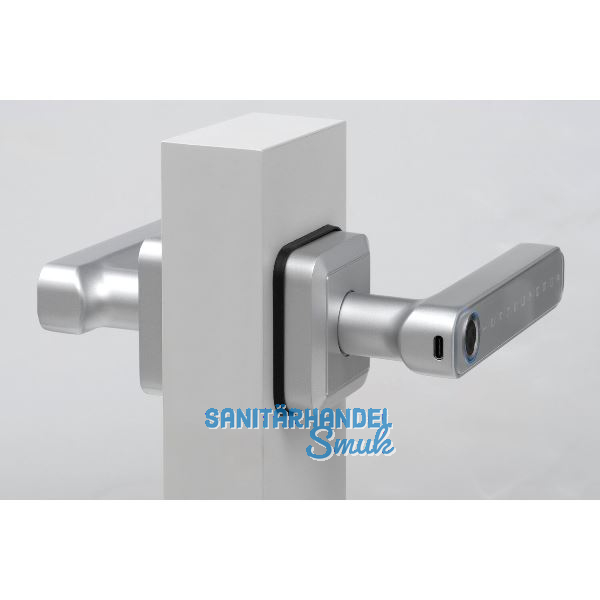 MARCHESI Dr�ckergarnitur Office E mit Fingerprint,Zifferncode,eckig,silber