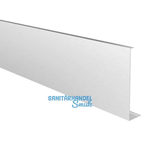 ECONOMY Abdeckprofil f�r Bodenprofil 0011 FLEX ProXL, 2500 mm, silber eloxiert
