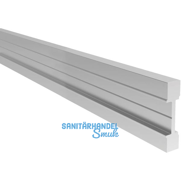 ECONOMY Entw�sserungsprofil f�r Bodenprofile 0011 FLEX ProXL, silber eloxiert