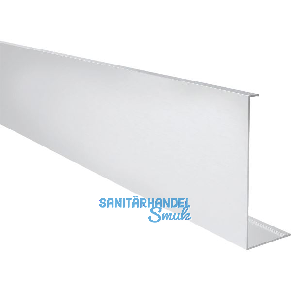 ECONOMY Abdeckprofil f�r Bodenprofil 0005 UNO FLEX, 2500 mm, silber eloxiert