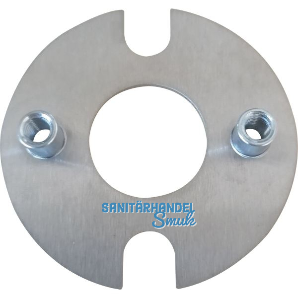 ECO Befestigungsscheibe f�r Halbgarnitur- Rosette, � 55 mm, Edelstahl