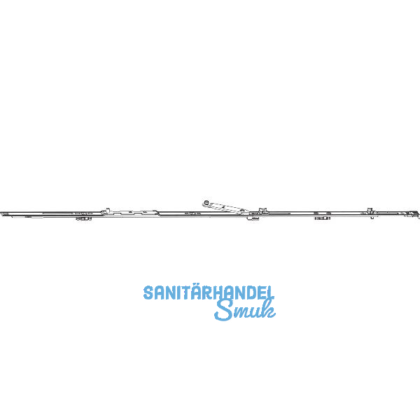 ROTO NX Axerstulp T/P Grundsicherheit L= 300 mm FFB 290-410 mm silber