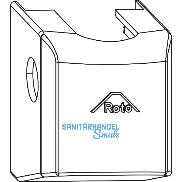 ROTO NX Abdeckkappe Ecklager P PVC R07.2 wei�