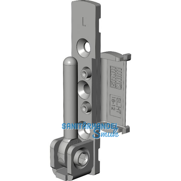 WINKHAUS Ecklager EL.HT.18-12.LS, 12/18-9V/13V, 130 kg, links, silber