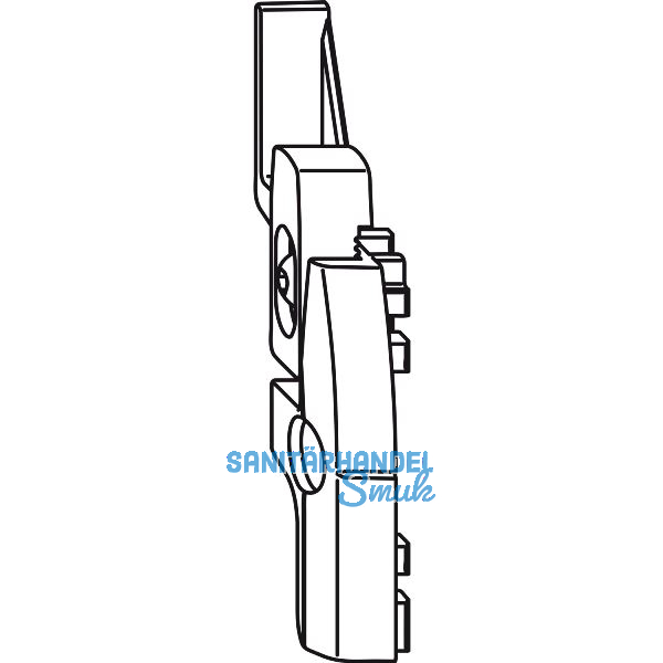WINKHAUS Schlie�blech SBA.K.161.DFE-TFE.L.RS f�r PVC, rechts, ALUPLAST, Automat