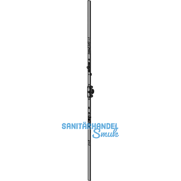 WINKHAUS Getriebe mittig GAM.1050-1, DM 15,5 mm, FFH 710-1050 mm, silber