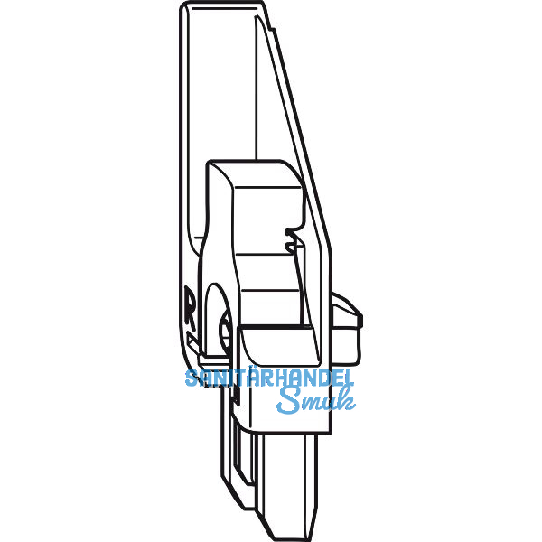 WINKHAUS Rahmenteil RT.DFE-TFE.S.LS, Stulpfl�gtr., mit Anschlagfl�che, links