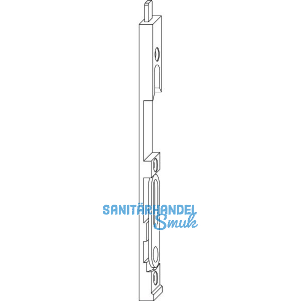 WINKHAUS Kantenriegel oben KO.11, Stahl verzinkt silberf�rbig