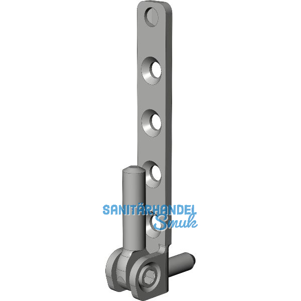 WINKHAUS Ecklager ESV.6-3-16.SL/BR, symmetrisch, 100 kg, silber/braun