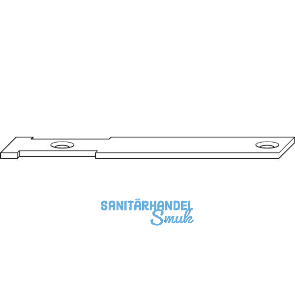WINKHAUS Abschlussplatte ASP.ER-A, schraubbar, Stahl verzinkt silberf�rbig