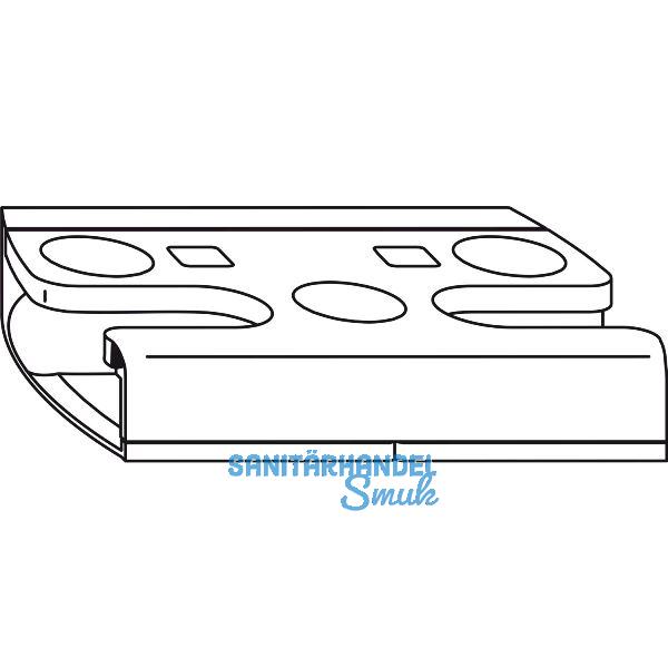 WINKHAUS Sicherheitsschlie�blech SBS.H.13-30, Eurofalz 12/30-13V, Stahl silber