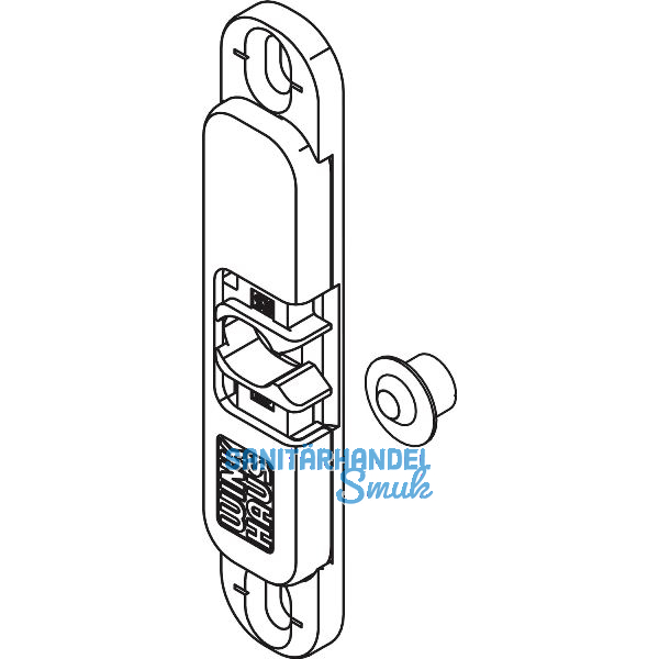 WINKHAUS Balkont�rschnapper BK.Z-8 mit 8 mm Zapfen, Montage am Stulpfl�gel