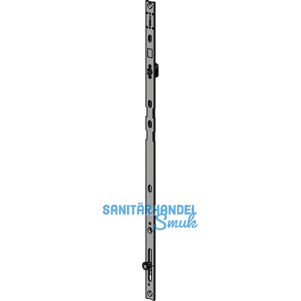 WINKHAUS Mittenverriegelung M.500-1, L=500 mm, 1 Schlie�zapfen, silber