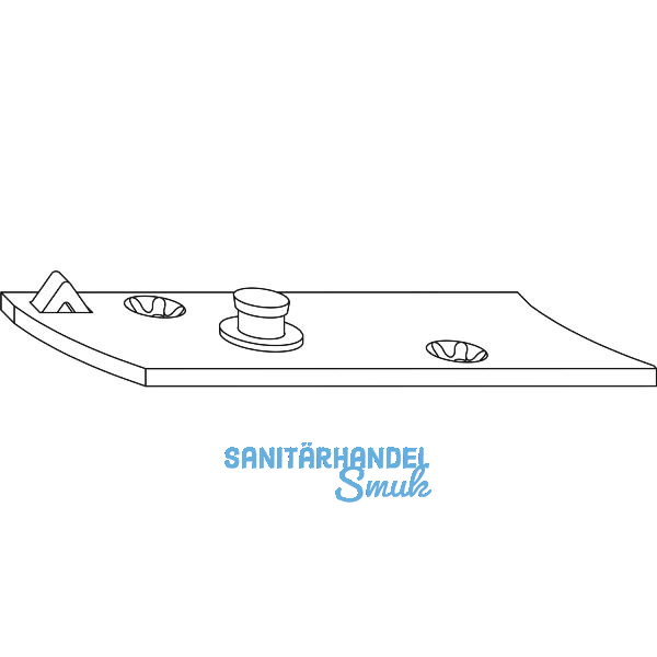 WINKHAUS Rahmenanbindung RA.DB.H.SE.20-9.RS Eurofalz 20 mm, 9V, rechts, silber