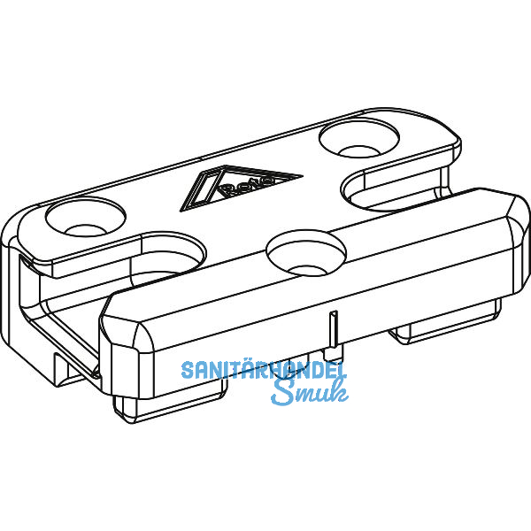 ROTO NT/NX SH-Schlie�st�ck PVC 13V mit Boden KBE/K�MMERLING/TROCAL Zink