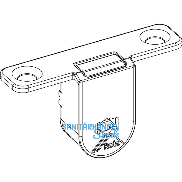 ROTO NT/NX Drehsperre verdeckt Holz 13V silber