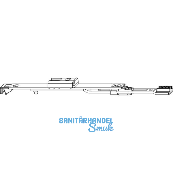 MACO MM Endverschluss EH unten, mit Schlie�teil, FFH 1340-2450 mm (205717)