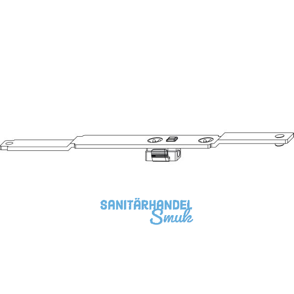 MACO Stulpverl�ngerung f�r Drehband MAMMUT 180 kg, L=170 mm, silber (202867)