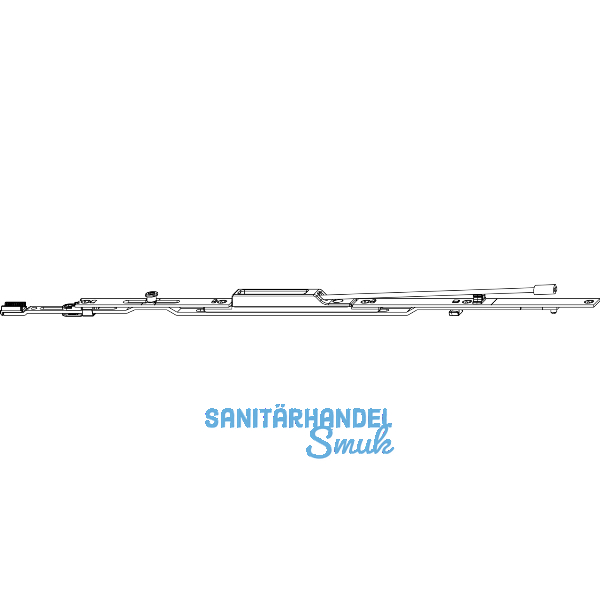 MACO Auffangsicherung oben 1iS verl�ngerbar f�r Holz/PVC, silber (215159)