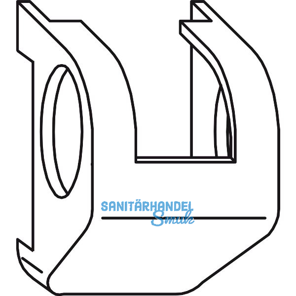WINKHAUS Ecklagerkappe ELK.ESVW.RS.WS, wei�, rechts
