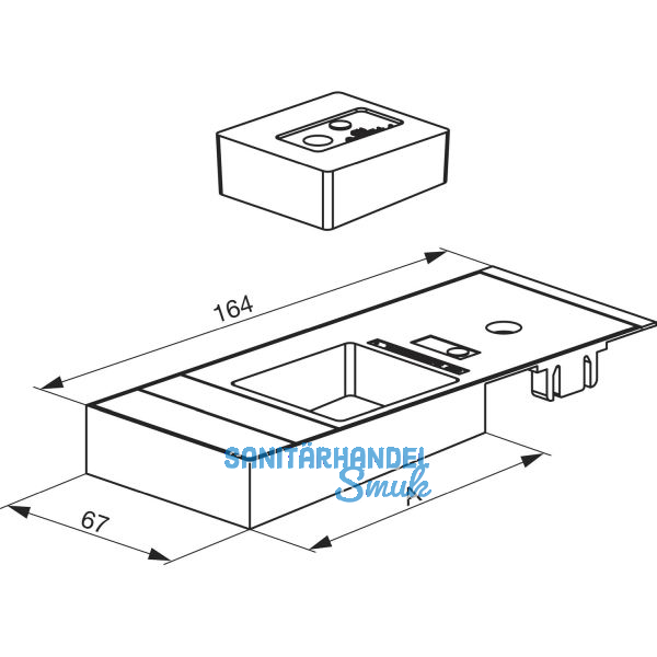 GU Timberstep Rahmen-Eckverbinder-Set unten IV68