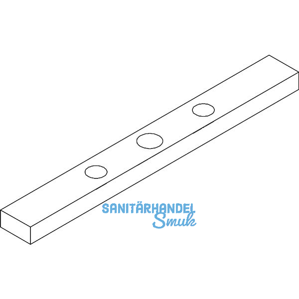 GEZE FPS Rahmen-Unterlegplatte f�r Leichtmetallfenster, St�rke 5 mm
