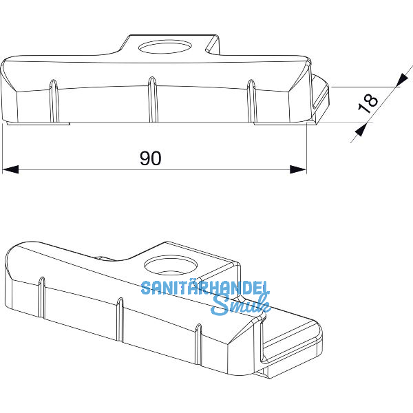 MACO Schlie�teil HG PVC 12/20-13, TROCAL 88+, silber (362174)