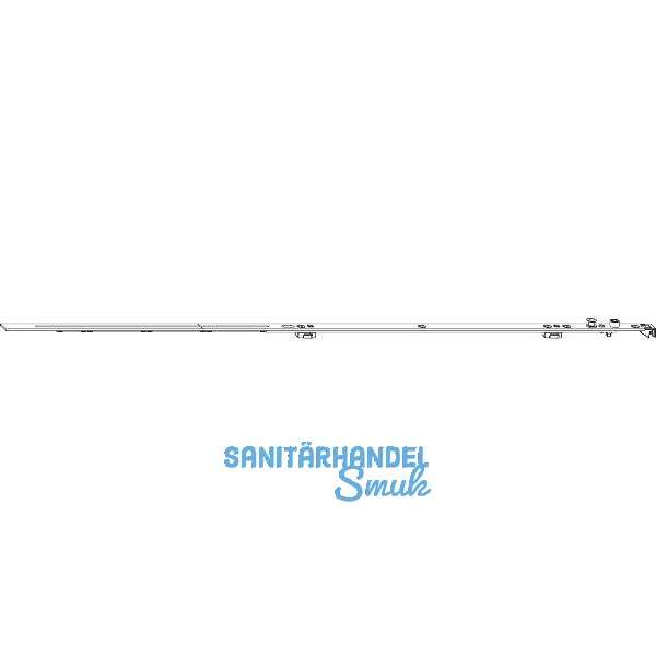 MACO MM Drehbandstulp abl�ngbar, FFB 601-800 mm, silber (205940)