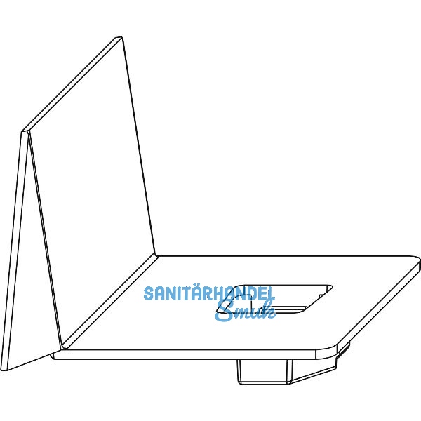 MACO MM Spaltabdeckung 13V, links oben, silber (357075)