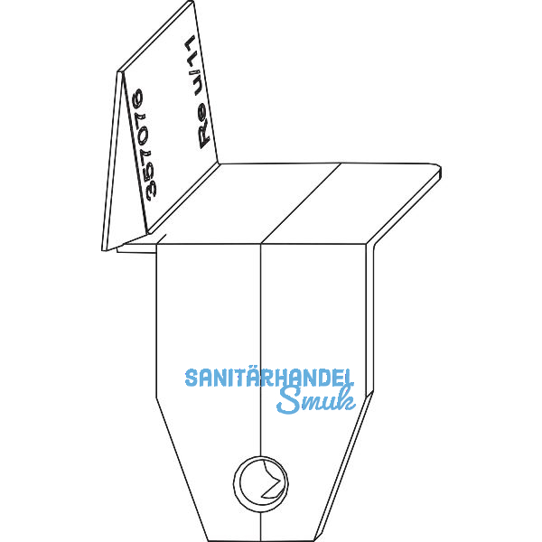 MACO MM Spaltabdeckung 13V, rechts unten, silber (357077)