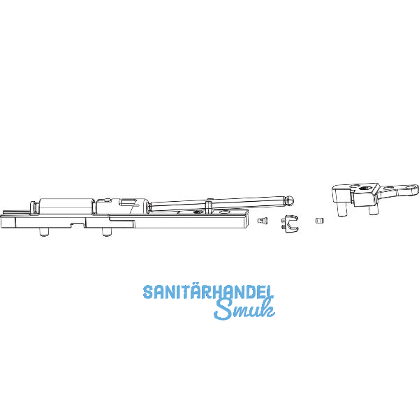 MACO Lastabtragung POWER f�r Bodenschwelle, Falztiefe 30 mm, 150 kg, links