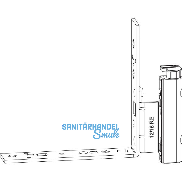 MACO Falzecklagerband DT160 mit �V, 12/20-13 mm, links, wei� (228643)