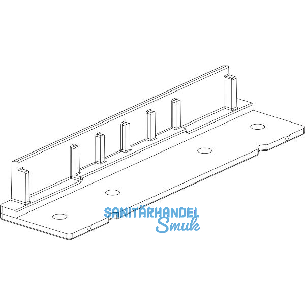MACO Unterlage POWER f�r Bodenschwelle TROCAL Alu und GFK, grau RAL9022