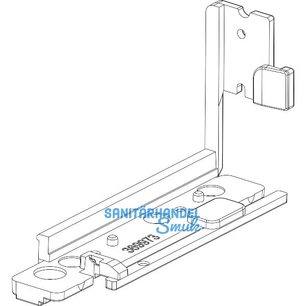 MACO Unterlage POWER f�r Bodenschwelle VEKA, rechts, grau RAL9022