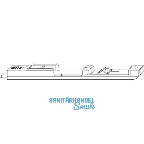 MACO MM Kantriegel oben MM-KS, f�r 4 mm Falzluft, R8, L=170 mm, silber