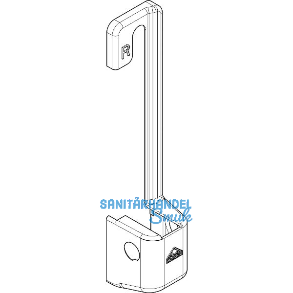 ROTO NT/NX Abdeckkappe Ecklager E5/T Holz R06.2 tiefschwarz matt links