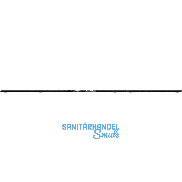 ROTO NT/NX D-/DK-Getriebestulp mittig/variabel L=1890 2V Zapfen silber