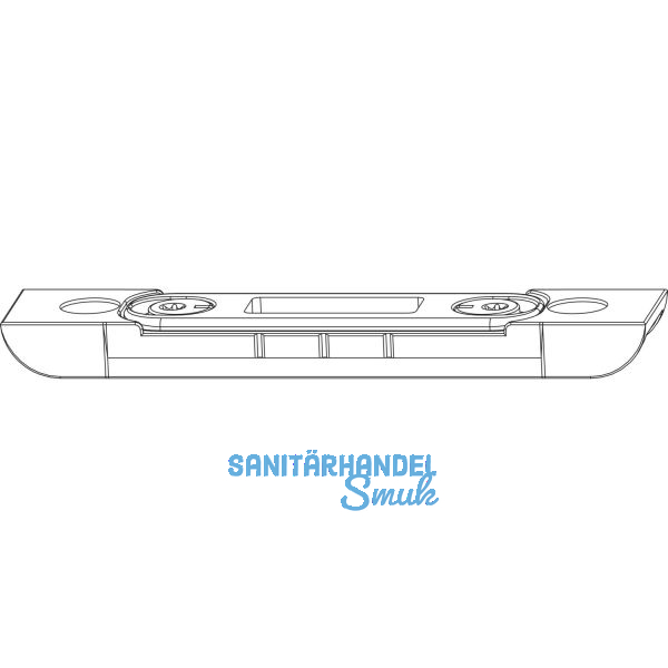 MACO Riegelschlie�teil mit 1 Schlitz, Falzluft 4 mm, Versatz 9 mm (55112)