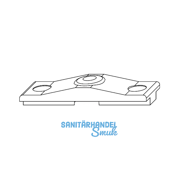 MACO Hebeschlie�teil f. Rund-/Schr�gfenster Euronut, Falzluft 12 mm (25924)