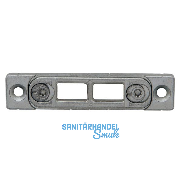 MACO Riegelschlie�teil Euronut 6/8/4, 2 Schlitze, 12L, silber (26610)