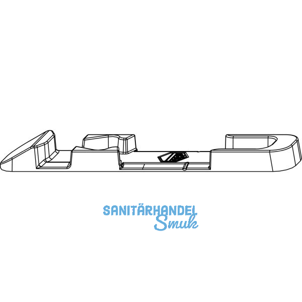MACO Kippschlie�teil senkrecht, Falzluft 12 mm, Eurofalz 18 mm, 9V, uni (33981)