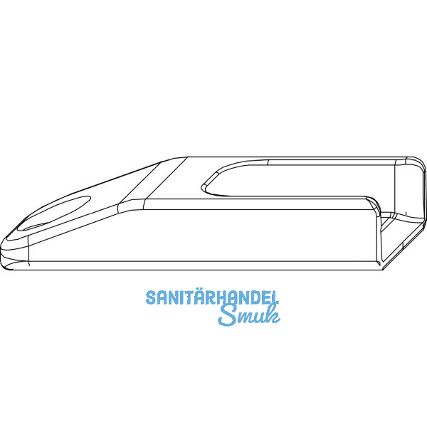 MACO Schlie�teil Falzluft 12 glatt Eurofalz 18 mm 9V 2 Verschraubungen silber