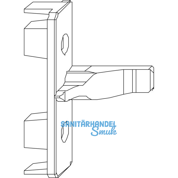 MACO Anpressverschluss Fl�gelteil 9V/13V f�r Beschlagsnut (94089)