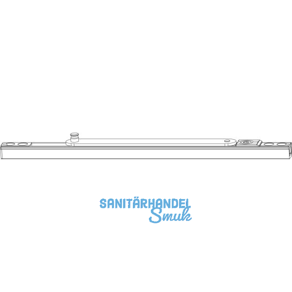 MACO �ffnungsbegrenzung m. Bremse, Arml�nge 250mm, FFB 381-470, silber (52978)