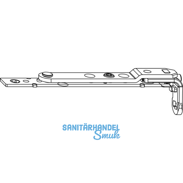 MACO Drehband oben DTuni, f�r Holz, 130 kg, silber (52702)