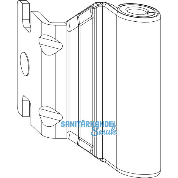 MACO Bandwinkel AS/PVC 12/20-13 mm, inkl. Abdeckkappe wei� (55009)