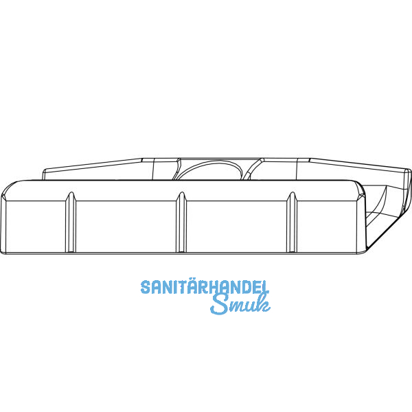 MACO Schlie�teil Falzluft 12 glatt Eurofalz 18 mm 9V -1 mm silber (357844)