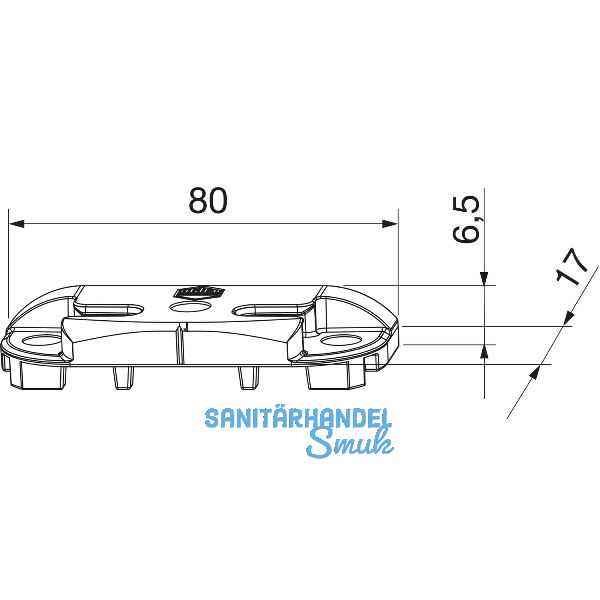 MACO Schlie�teil iS PVC 12/20-13, REHAU Geneo, silber (362358)