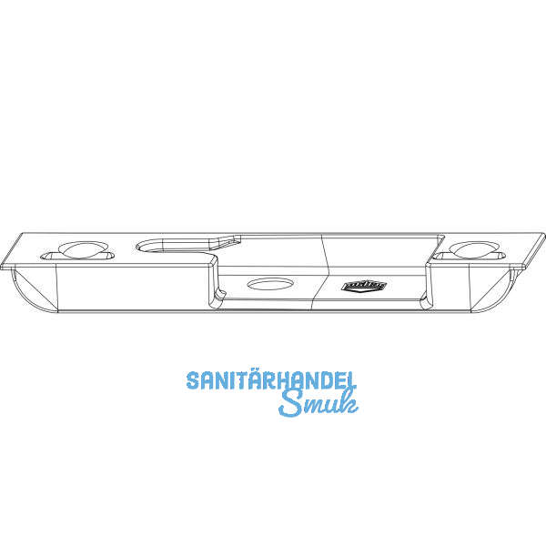 MACO Schlie�teil iS, Falzluft 4 mm, Versatz 13 mm, links, silber (357674)