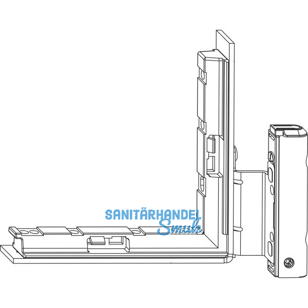 MACO Falzecklagerband DT130 mit �V 12/18-13 mm mit Unterlage silber links